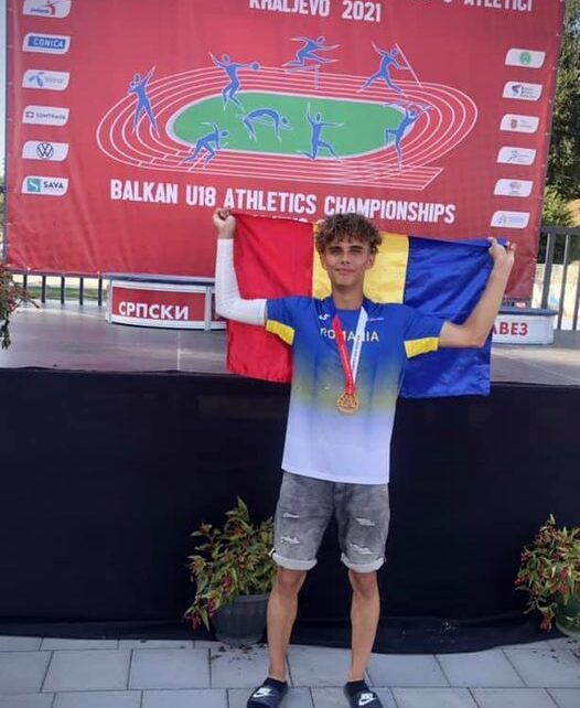 Juniorul  Adelin Daniel Pop -campion balcanic la 800 m 1